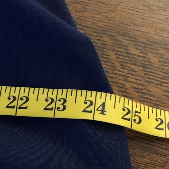 Vintage Hamells Navy Blue Dolman Sleeve Fit and Flare Midi Dress Size 14 - Picture 13 of 14